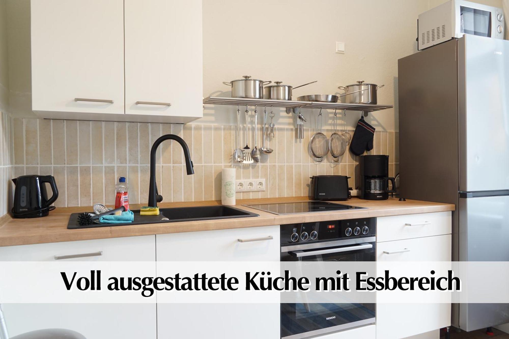 Grossraum-Apartments Mit 2Sz, Wz, Kueche, Smart-Tv, Parken, Etc Érfurt Exterior foto