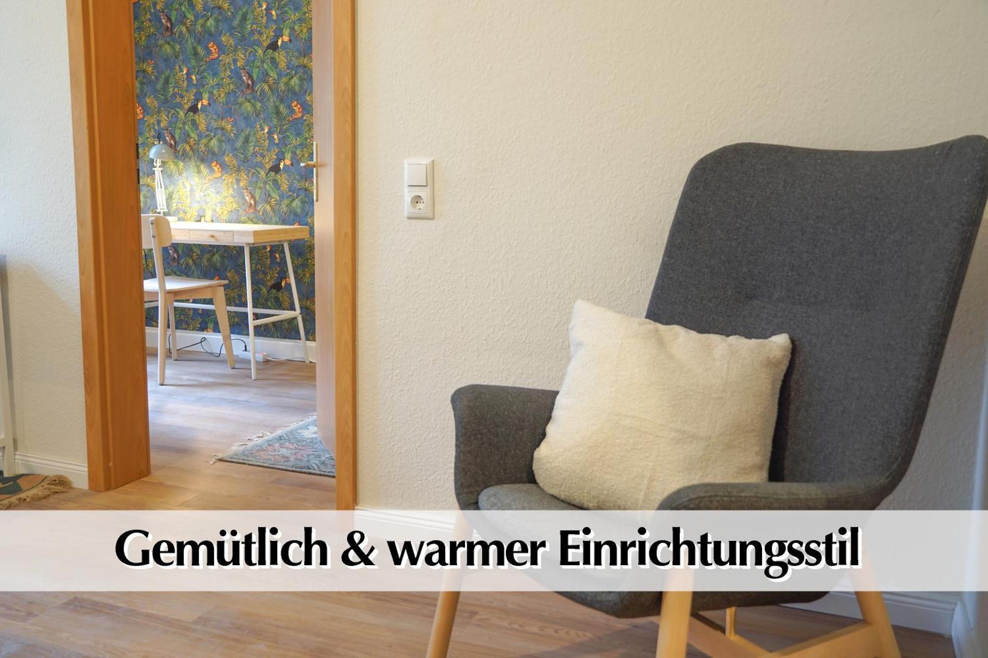 Grossraum-Apartments Mit 2Sz, Wz, Kueche, Smart-Tv, Parken, Etc Érfurt Habitación foto